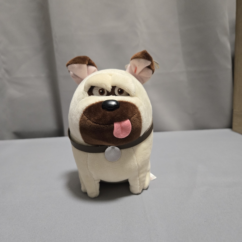 NWT Ty Beanie Plush Secret Life Of Pets Mel The Pug Adorable Ty Collection Dog